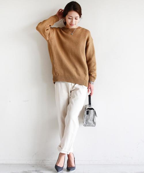 BEAUTY&YOUTH UNITED ARROWS（ビューティーアンドユースユナイテッドアローズ）の「BYTU チノセルヴィッジパンツ ◆（チノパンツ・レディース・オフホワイト/ブラック/ベージュ/コバルトブルー・27inch/29inch/28inch）」の14枚目の写真