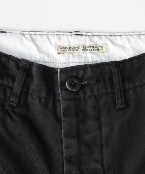 BEAUTY&YOUTH UNITED ARROWS（ビューティーアンドユースユナイテッドアローズ）の「BYTU チノセルヴィッジパンツ ◆（チノパンツ・レディース・オフホワイト/ブラック/ベージュ/コバルトブルー・27inch/29inch/28inch）」の11枚目の写真