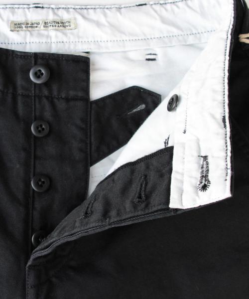 BEAUTY&YOUTH UNITED ARROWS（ビューティーアンドユースユナイテッドアローズ）の「BYTU チノセルヴィッジパンツ ◆（チノパンツ・レディース・オフホワイト/ブラック/ベージュ/コバルトブルー・27inch/29inch/28inch）」の13枚目の写真