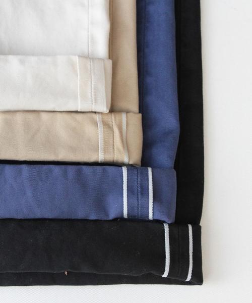 BEAUTY&YOUTH UNITED ARROWS（ビューティーアンドユースユナイテッドアローズ）の「BYTU チノセルヴィッジパンツ ◆（チノパンツ・レディース・オフホワイト/ブラック/ベージュ/コバルトブルー・27inch/29inch/28inch）」の7枚目の写真