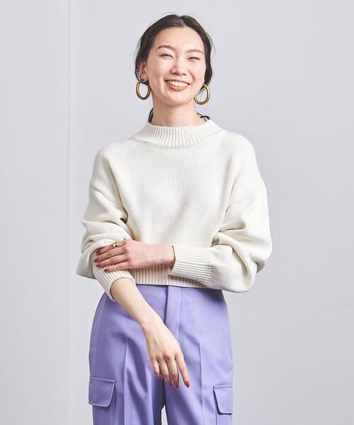 極美品 UNITED ARROWS 2024SS Cボトルネックニット パープル Sweater｜TOPS｜ユナイテッドアローズ（UNITED ARROWS）｜WOMEN