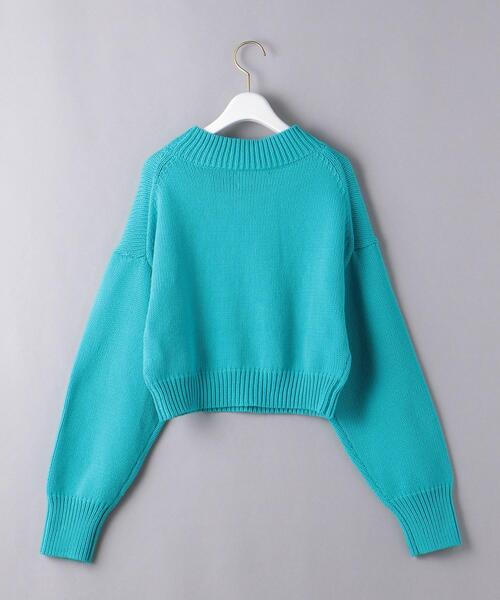 UNITED ARROWS(ユナイテッドアローズ)の「<UNITED ARROWS>C/N ボトルネック ショート ニット W(ニット/セーター・レディース・ホワイト/ライトブルー/ブラック・FREE)」の13枚目の写真