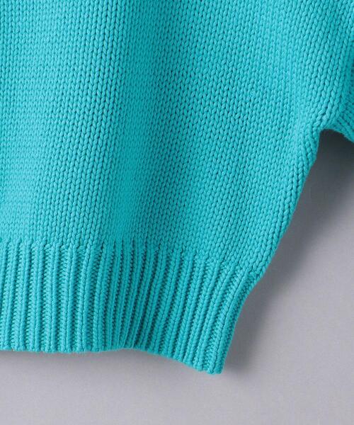 UNITED ARROWS(ユナイテッドアローズ)の「<UNITED ARROWS>C/N ボトルネック ショート ニット W(ニット/セーター・レディース・ホワイト/ライトブルー/ブラック・FREE)」の16枚目の写真
