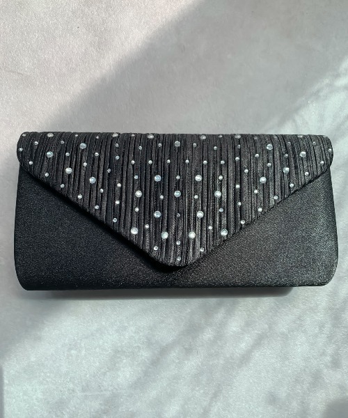 DRESS STAR(ドレス スター)の「パーティーバッグ パーティー バッグ 2way(クラッチバッグ・レディース・ベージュ/シルバー/ブラック/ネイビー・フリー)」の2枚目の写真