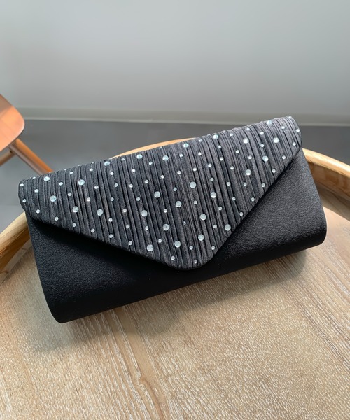 DRESS STAR(ドレス スター)の「パーティーバッグ パーティー バッグ 2way(クラッチバッグ・レディース・ベージュ/シルバー/ブラック/ネイビー・フリー)」の9枚目の写真