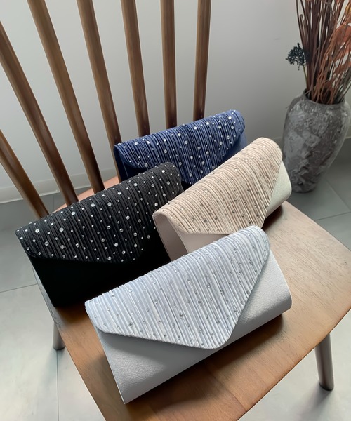 DRESS STAR(ドレス スター)の「パーティーバッグ パーティー バッグ 2way(クラッチバッグ・レディース・ベージュ/シルバー/ブラック/ネイビー・フリー)」の10枚目の写真