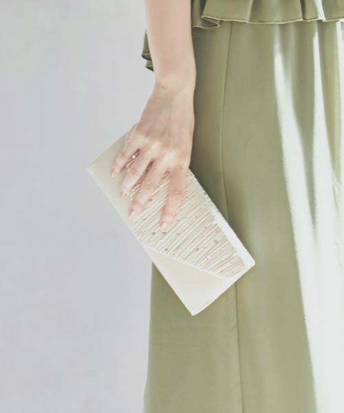 DRESS STAR(ドレス スター)の「パーティーバッグ パーティー バッグ 2way(クラッチバッグ・レディース・ベージュ/シルバー/ブラック/ネイビー・フリー)」の16枚目の写真