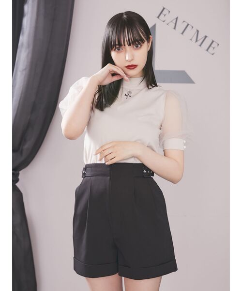 EATME（イートミー）の「ダブルベルトショートパンツ（セットアップ可能）（その他パンツ・レディース・ブラック/その他1・SMALL/MEDIUM）」の10枚目の写真