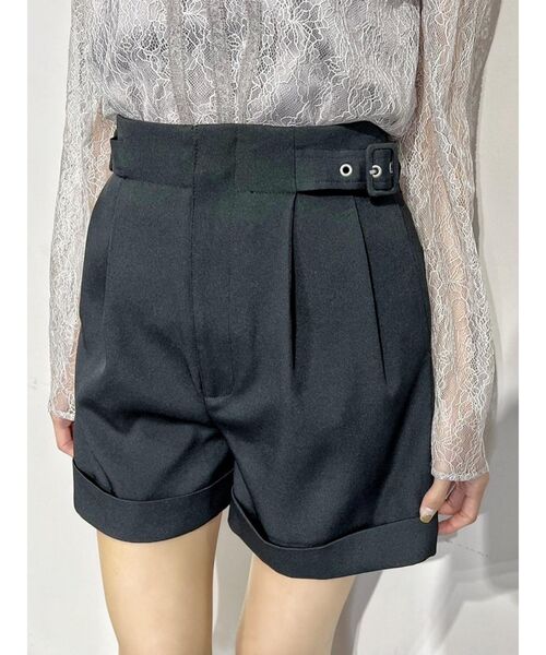 EATME（イートミー）の「ダブルベルトショートパンツ（セットアップ可能）（その他パンツ・レディース・ブラック/その他1・SMALL/MEDIUM）」の9枚目の写真