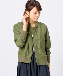 coen | メンアサヘリンボーンMA-1ブルゾン(MA-1)