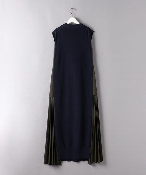 Sacai（サカイ）の「＜sacai（サカイ）＞SUITING ニットワンピース ■■■（ワンピース・レディース・ネイビー/ブラック・1）」の3枚目の写真