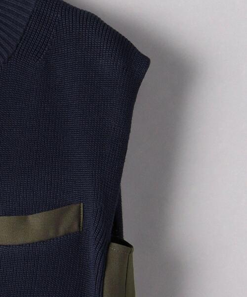 Sacai（サカイ）の「＜sacai（サカイ）＞SUITING ニットワンピース ■■■（ワンピース・レディース・ネイビー/ブラック・1）」の5枚目の写真