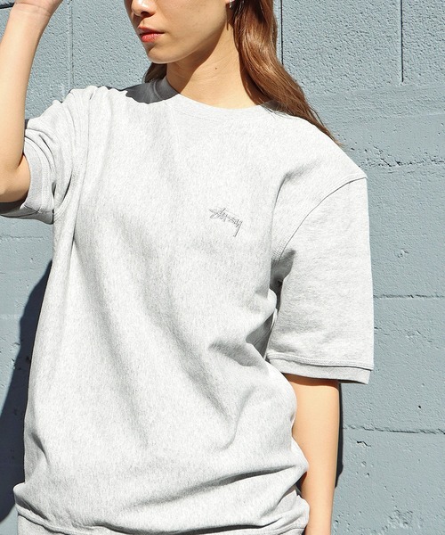 STUSSY(ステューシー)の「STUSSY/ステューシー STOCK TERRY CREW 半袖スウェット(スウェット・メンズ・ブラック/グレー・S/M/L/XL)」の9枚目の写真