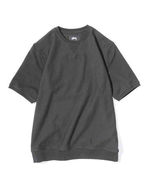 STUSSY(ステューシー)の「STUSSY/ステューシー STOCK TERRY CREW 半袖スウェット(スウェット・メンズ・ブラック/グレー・S/M/L/XL)」の4枚目の写真