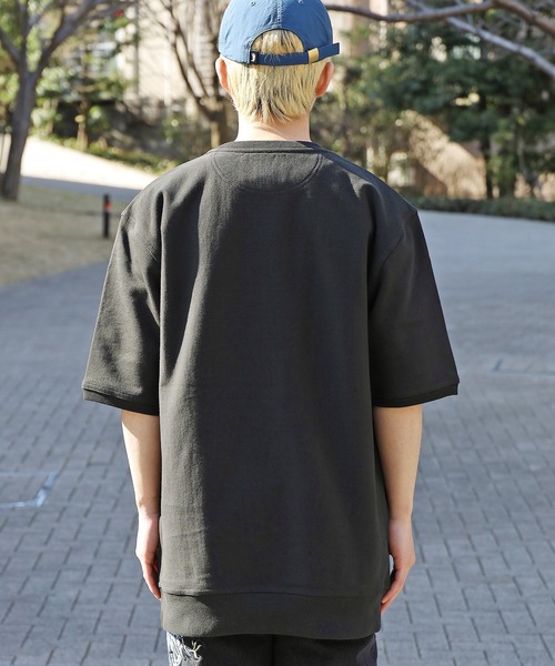 STUSSY(ステューシー)の「STUSSY/ステューシー STOCK TERRY CREW 半袖スウェット(スウェット・メンズ・ブラック/グレー・S/M/L/XL)」の12枚目の写真
