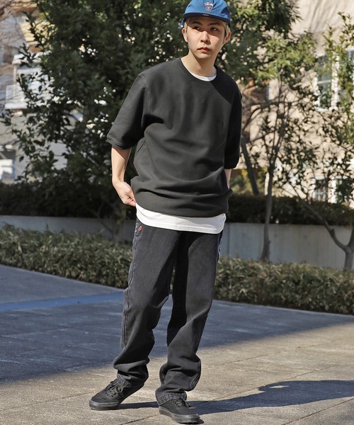 STUSSY(ステューシー)の「STUSSY/ステューシー STOCK TERRY CREW 半袖スウェット(スウェット・メンズ・ブラック/グレー・S/M/L/XL)」の11枚目の写真