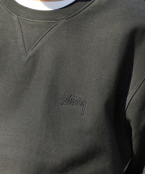 STUSSY(ステューシー)の「STUSSY/ステューシー STOCK TERRY CREW 半袖スウェット(スウェット・メンズ・ブラック/グレー・S/M/L/XL)」の17枚目の写真