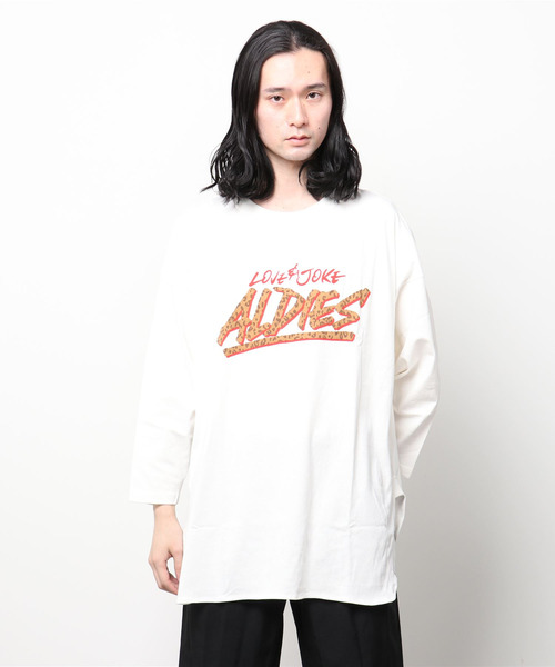 ALDIES(アールディーズ)の「Break Transformation Cut / ブレイクトランスフォーメーションカット(Tシャツ/カットソー・メンズ・ホワイト/マルチ/ブラック・SMALL/MEDIUM)」の15枚目の写真