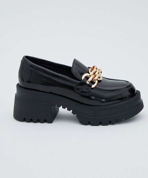 UNITED TOKYO（ユナイテッドトウキョウ）の「チェーンパンプローファー（ローファー・レディース・ホワイト/ブラック・2/3/1）」の6枚目の写真