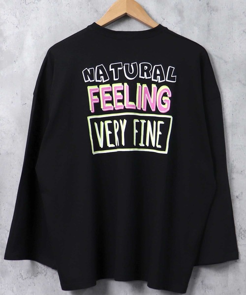 SHISKY（シスキー）の「プリントデザイン 9分袖 ビッグT（Tシャツ/カットソー・メンズ・グリーン/ホワイト系1/パープル系/ブラック系2/ベージュ系/ブルー/ブラック系1/チャコール/ラベンダー/ベージュ/ホワイト系/ミント/ブラック/ホワイト/ライトグリーン系/グレー系/ベージュ系1/ブラック系・M/L/XL）」の7枚目の写真
