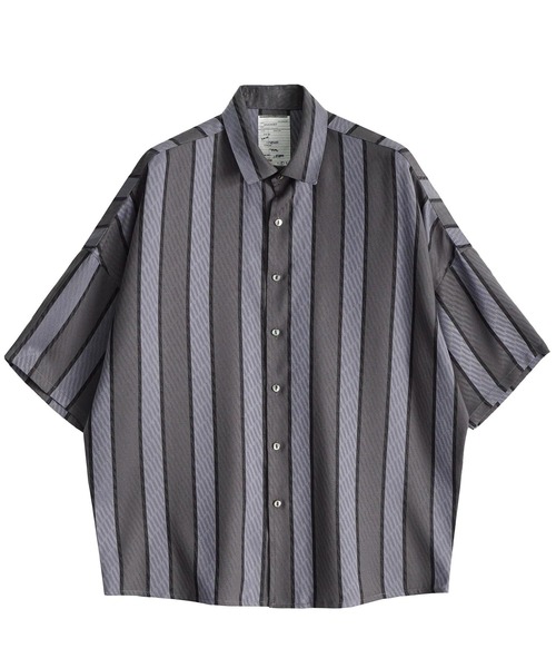 SHAREEF（シャリーフ）の「STRIPE JQ S/S SHIRTS（シャツ/ブラウス