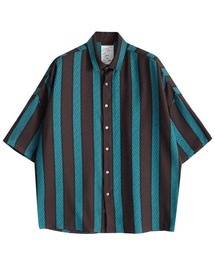 SHAREEF 半袖シャツ STRIPE JQ S/S SHIRTS SHAREEF（シャリーフ）の「STRIPE JQ S/S SHIRTS（シャツ/ブラウス