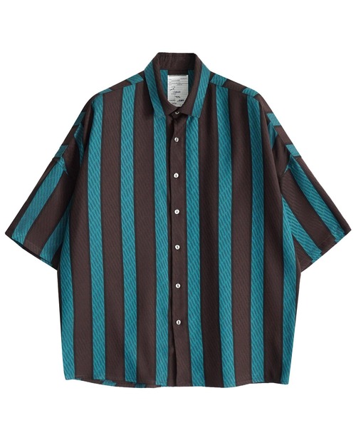 SHAREEF（シャリーフ）の「STRIPE JQ S/S SHIRTS（シャツ/ブラウス