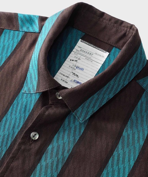SHAREEF（シャリーフ）の「STRIPE JQ S/S SHIRTS（シャツ/ブラウス