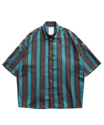 SHAREEF 半袖シャツ STRIPE JQ S/S SHIRTS SHAREEF（シャリーフ）の「STRIPE JQ S/S SHIRTS（シャツ/ブラウス
