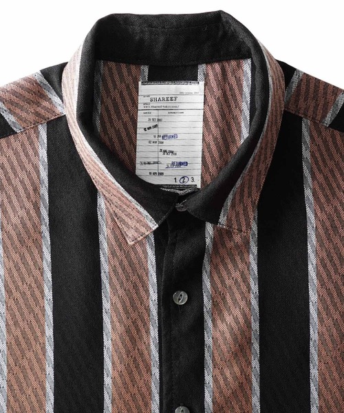 SHAREEF（シャリーフ）の「STRIPE JQ S/S SHIRTS（シャツ/ブラウス