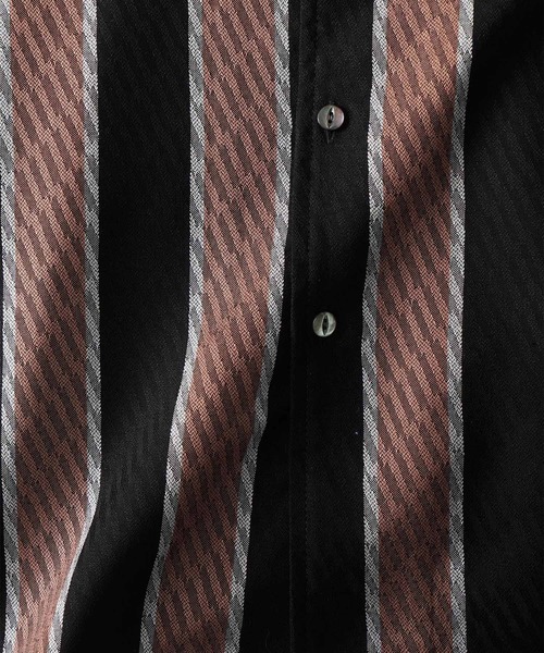 SHAREEF（シャリーフ）の「STRIPE JQ S/S SHIRTS（シャツ/ブラウス