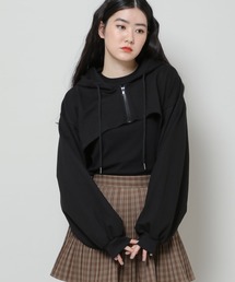 ALAND | 3.3Field Trip／BOLERO ZIP-UP HOODIE  2277658(カーディガン/ボレロ)