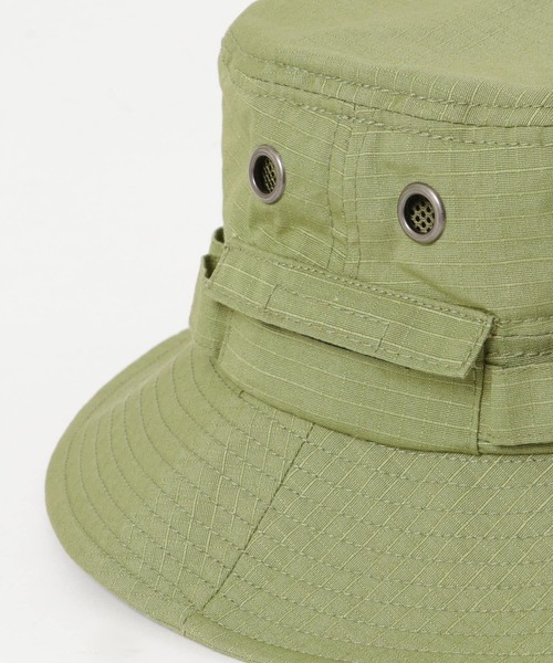 SENSE OF PLACE by URBAN RESEARCH(センスオブプレイスバイアーバンリサーチ)の「リップストップサファリハット(ハット・メンズ・ブラック/ライトカーキ・ONE)」の3枚目の写真