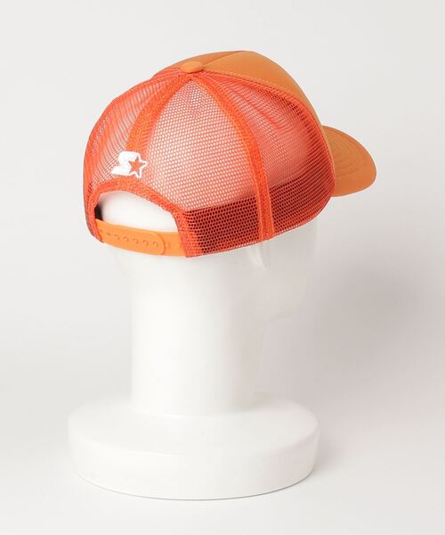 STARTER（スターター）の「【STARTER/スターター】トラックメッシュ ロゴキャップ（キャップ・メンズ・ブラック/ネイビー/グレー/レッド/オレンジ/グリーン・FREE）」の7枚目の写真