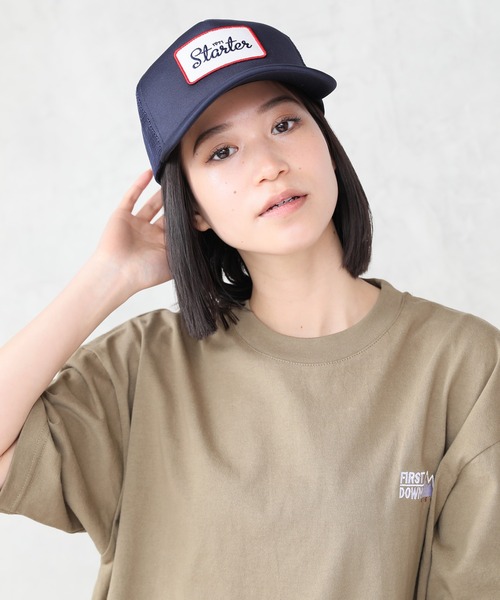 STARTER（スターター）の「【STARTER/スターター】トラックメッシュ ロゴキャップ（キャップ・メンズ・ブラック/ネイビー/グレー/レッド/オレンジ/グリーン・FREE）」の14枚目の写真