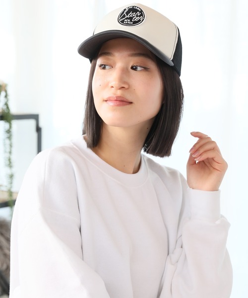 STARTER（スターター）の「【STARTER/スターター】トラックメッシュ ロゴキャップ（キャップ・メンズ・ブラック/ネイビー/グレー/レッド/オレンジ/グリーン・FREE）」の10枚目の写真