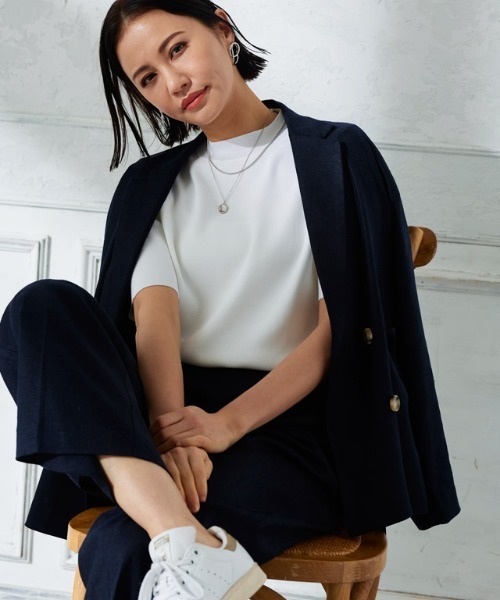 RASW（ラス）の「RASW リネン混ダブルジャケット（テーラード