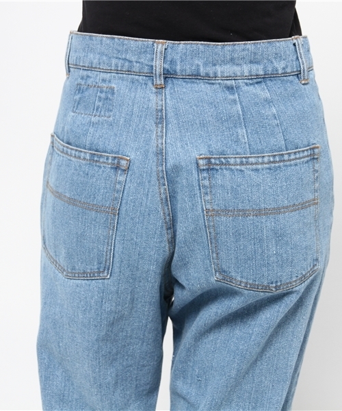 Kastane(カスタネ)の「【Kastane】ダメージ断ち切りデニムパンツ(デニムパンツ・レディース・ライトブルー・SMALL/MEDIUM)」の6枚目の写真