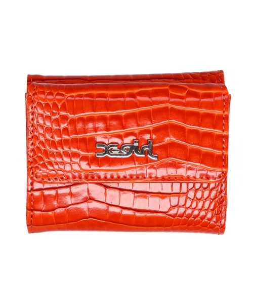 X-girl（エックスガール）の「FAUX CROC MINI WALLET/フェイク　クロコダイル　ミニ財布（財布・レディース・ブラック/オレンジ/ブルー/ネイビー/ピンク・ONE SIZE）」の17枚目の写真