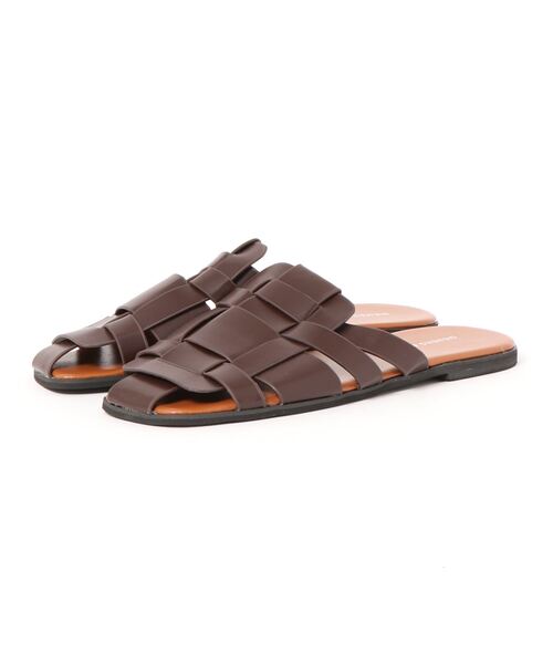 Riberry（リベリー）の「編み込みスリッパサンダル/グルカスリッパサンダル（サンダル・レディース・ホワイト/ブラック/ブラウン・MEDIUM/LARGE）」の11枚目の写真