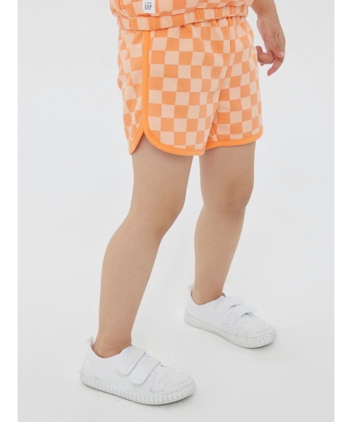 GAP（ギャップ）の「GAP ドルフィン ショートパンツ (幼児)（その他パンツ・キッズ・オレンジ/ホワイト×ネイビー・12-18M/18-24M/2 YRS/3 YRS/4 YRS/5 YRS）」の2枚目の写真