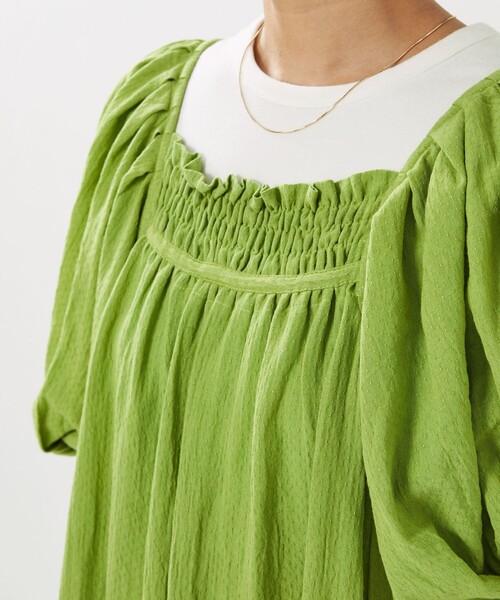 Freada（フリーダ）の「Freada/フリーダ インドドビー袖ワンピース（ワンピース・レディース・ピンク/グリーン・ﾌﾘ-）」の22枚目の写真