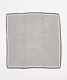 スクエアラインモノトーンスカーフ