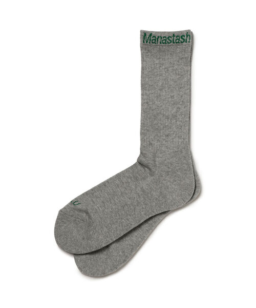 MANASTASH（マナスタッシュ）の「【直営店限定】MANASTASH N.A.U/マナスタッシュエヌエーユー　N.A.U SOCKS エヌエーユーソックス（ソックス/靴下・メンズ・ホワイト/ブラック/グレー・FREE）」の3枚目の写真