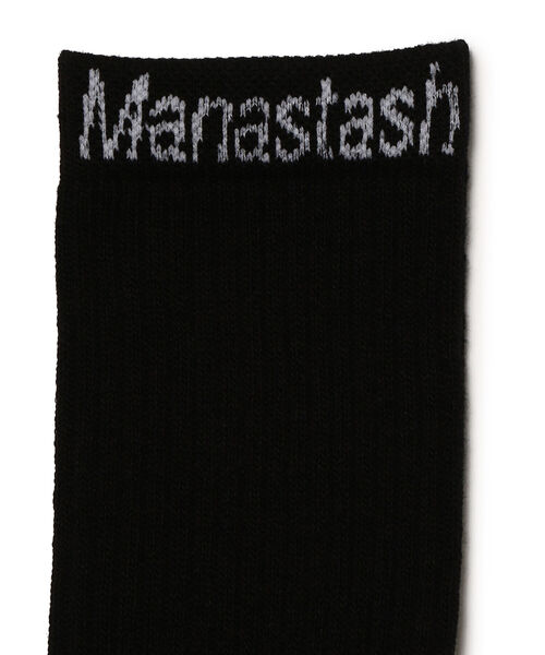 MANASTASH（マナスタッシュ）の「【直営店限定】MANASTASH N.A.U/マナスタッシュエヌエーユー　N.A.U SOCKS エヌエーユーソックス（ソックス/靴下・メンズ・ホワイト/ブラック/グレー・FREE）」の4枚目の写真