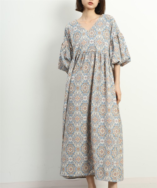 ロング ワンピース 無地 ルーズ ふわふわ Ｖネック 楽天市場】【4,790円→2,395円！7/24 クーポンで】ワンピース 夏