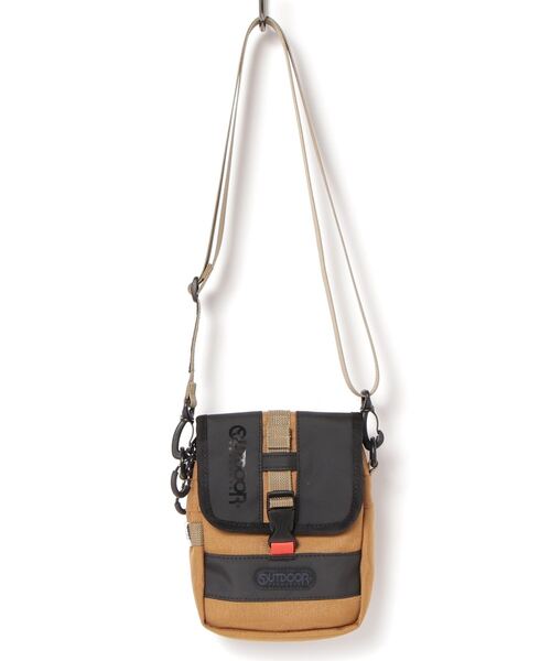 Plug(プラグ)の「【plug / プラグ】 × OUTDOOR PRODUCTS ミニショルダーバッグ(ショルダーバッグ・メンズ・ブラック/カーキ/ブラウン・FREE)」の2枚目の写真