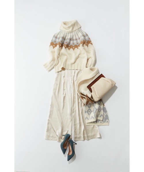 Banana Republic(バナナリパブリック)の「ラージ レザー クラッチBag(クラッチバッグ・レディース・ブラック/アイボリー・ONE SIZE)」の18枚目の写真
