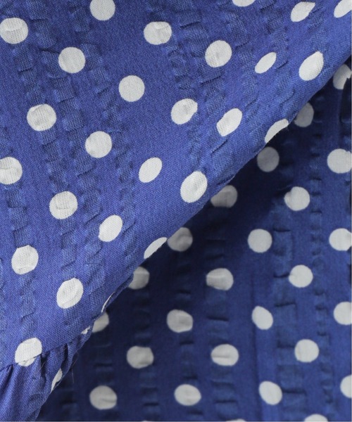 BAUM UND PFERDGARTEN(バウムウンドヘルガーデン)の「【BAUM UND PFERDGARTEN/バウム ウンド ヘルガーデン】Light Cotton Print(ワンピース・レディース・ブルー系その他/コバルトブルー・FREE)」の4枚目の写真