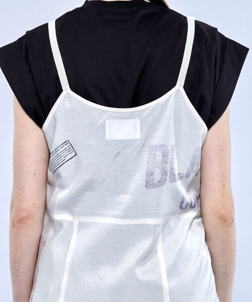 FILL THE BILL（フィルザビル）の「【FILL THE BILL(フィルザビル)】フラワーバッグプリントドレス 210-221018（ドレス・レディース・ホワイト/ネイビー・1/2）」の12枚目の写真